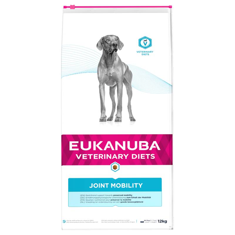 2 kg gratis! 12 kg Eukanuba VETERINARY DIETS Adult - Joint Mobility von Eukanuba Veterinary Diet