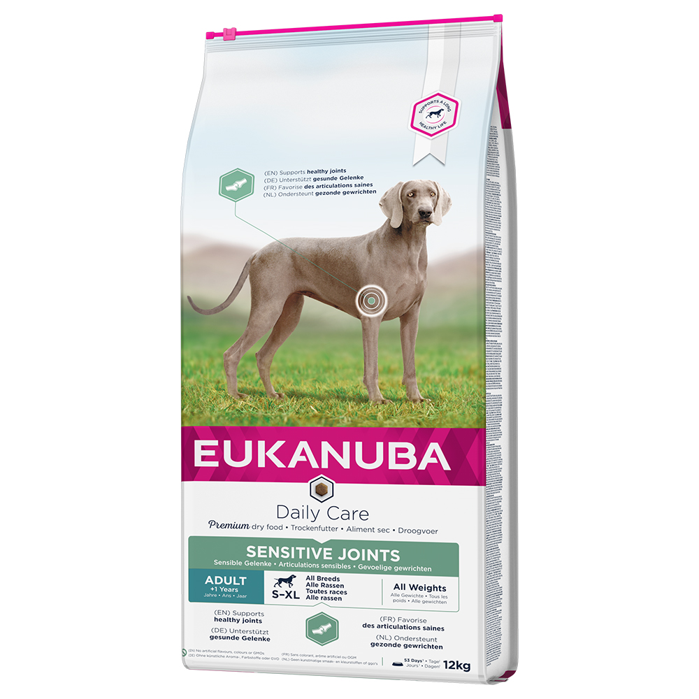 12 kg / 15 kg Eukanuba Daily Care zum Sonderpreis! - 12 kg Adult Sensitive Joints von Eukanuba