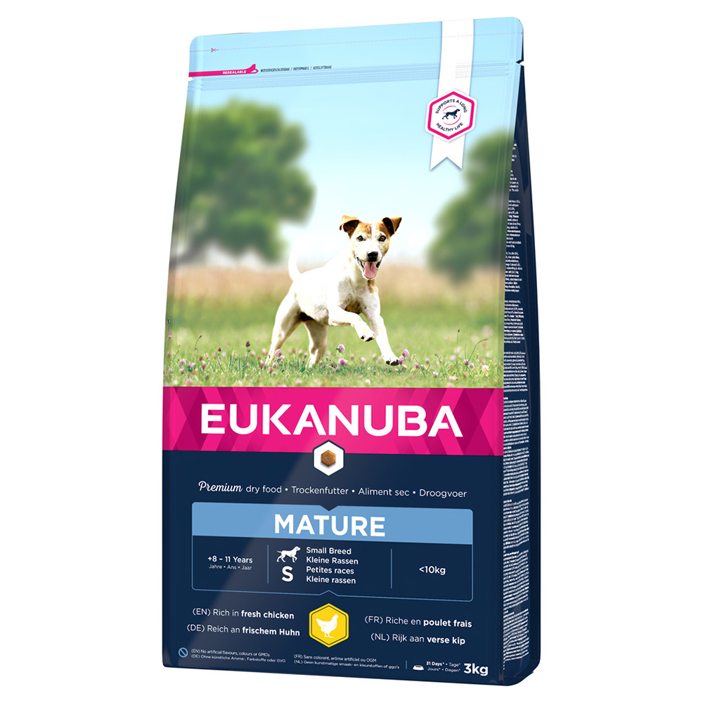3 kg Eukanuba Small Breed Huhn zum Sonderpreis! - Mature Dog von Eukanuba