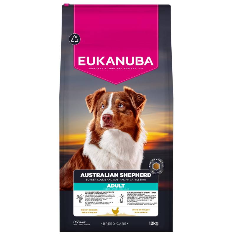 Eukanuba Adult Breed Care Australian Shepherds - Sparpaket: 2 x 12 kg Eukanuba Adult Breed Care Australian Shepherds - Sparpaket: 2 x 12 kg von Eukanuba