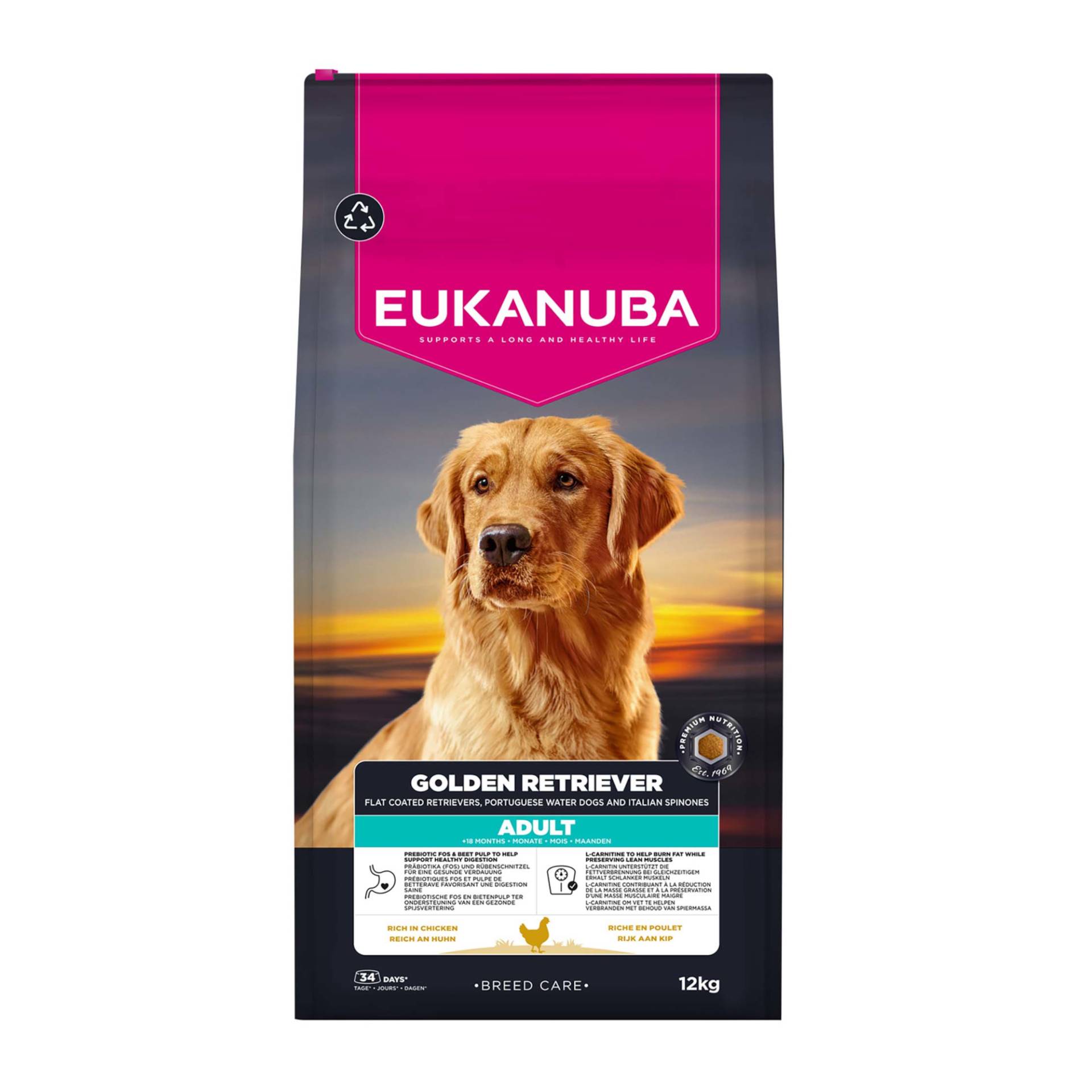 Eukanuba Adult Breed Care Golden Retriever - Sparpaket: 2 x 12 kg Eukanuba Adult Breed Care Golden Retriever - Sparpaket: 2 x 12 kg von Eukanuba