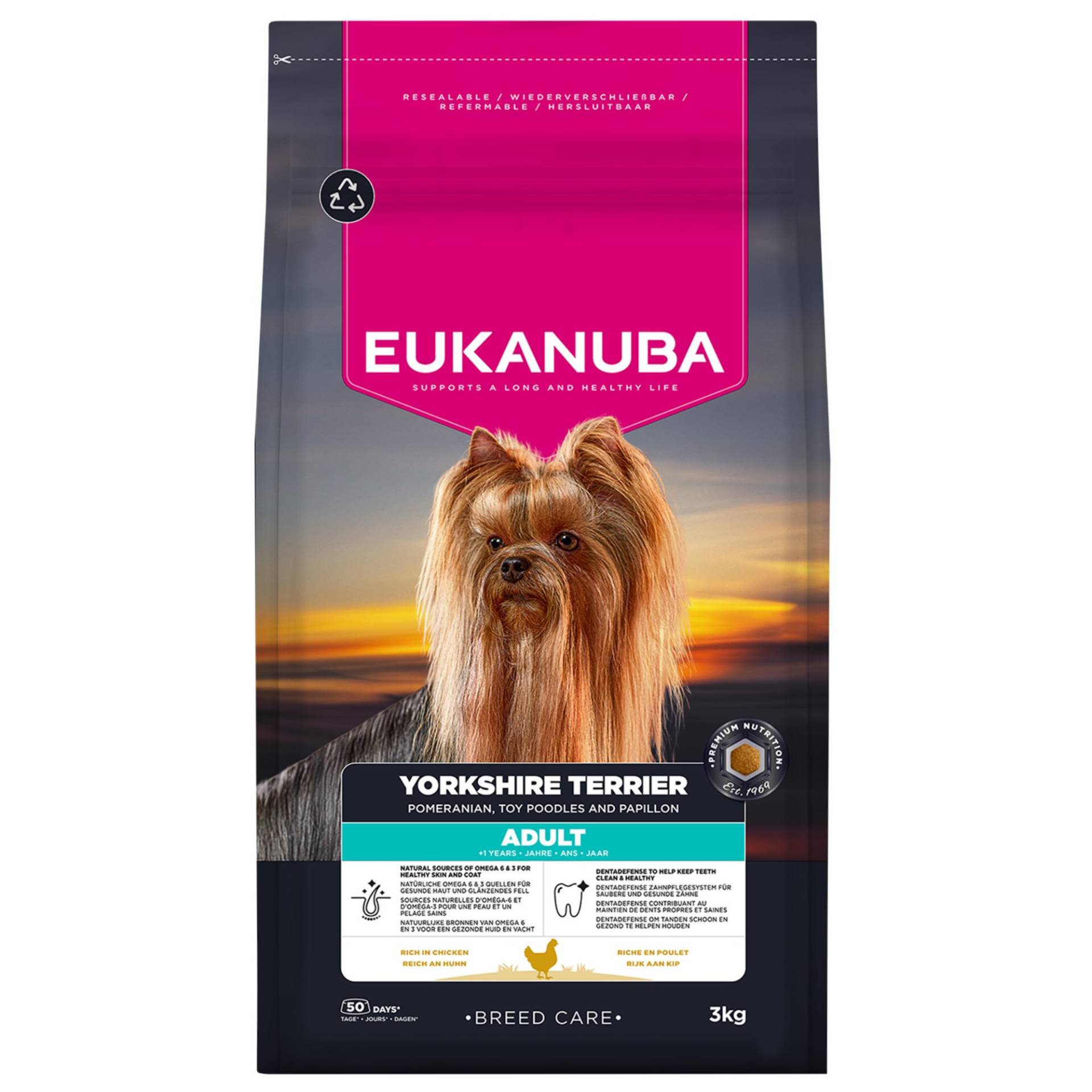 Eukanuba Adult Breed Care Yorkshire Terrier - Sparpaket: 3 x 3 kg Eukanuba Adult Breed Care Yorkshire Terrier - Sparpaket: 3 x 3 kg von Eukanuba