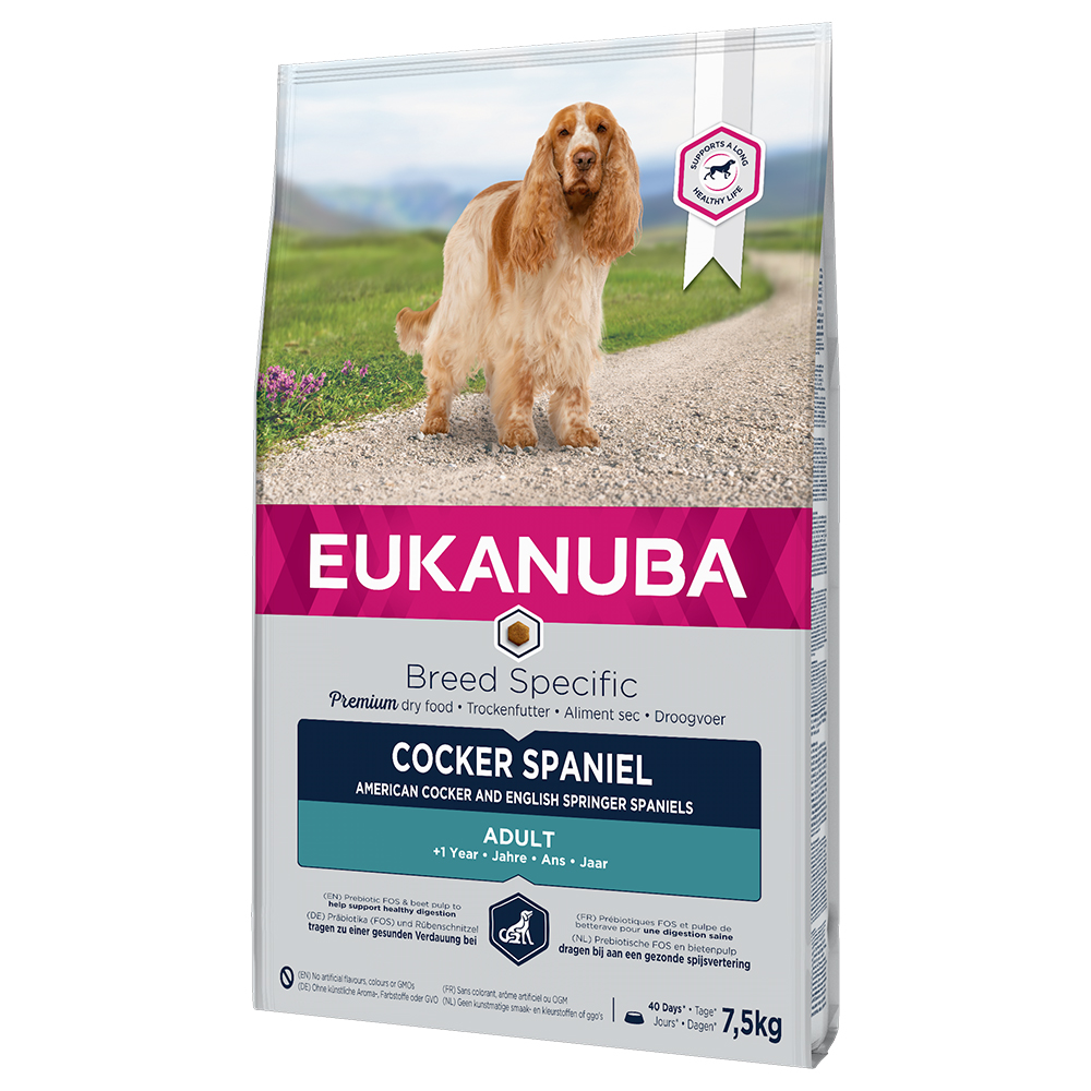 Eukanuba Adult Breed Specific Cocker Spaniel - Sparpaket: 2 x 7,5 kg von Eukanuba