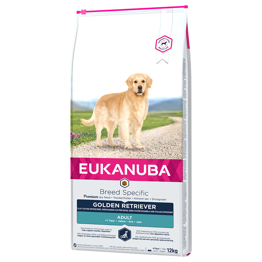 Eukanuba Adult Breed Specific Golden Retriever - Sparpaket: 2 x 12 kg von Eukanuba