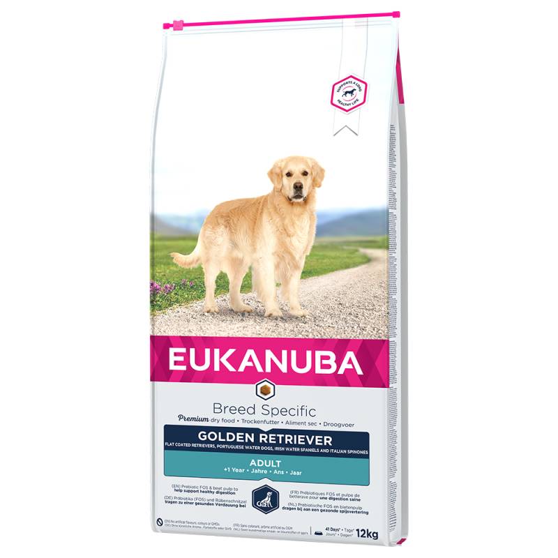 Eukanuba Adult Breed Specific Golden Retriever - Sparpaket: 2 x 12 kg von Eukanuba