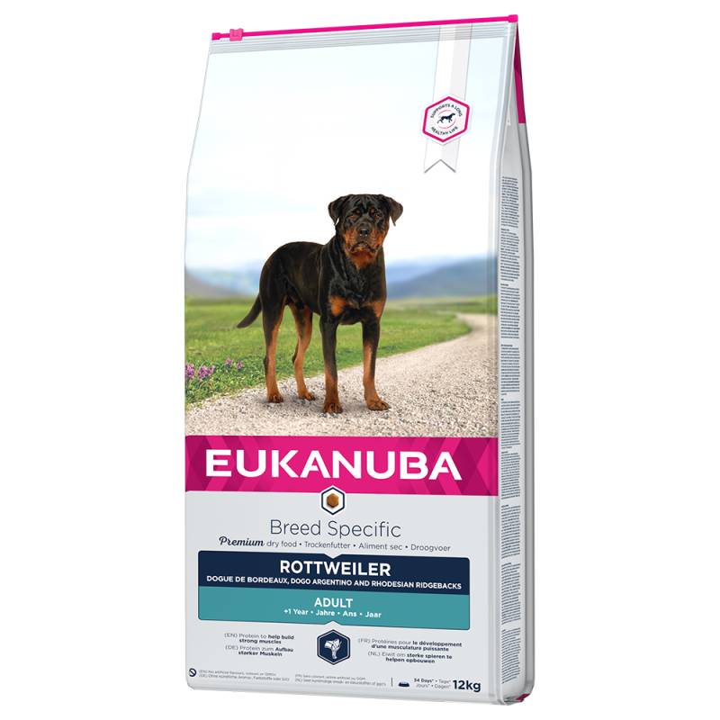 Eukanuba Adult Breed Specific Rottweiler - Sparpaket: 2 x 12 kg von Eukanuba