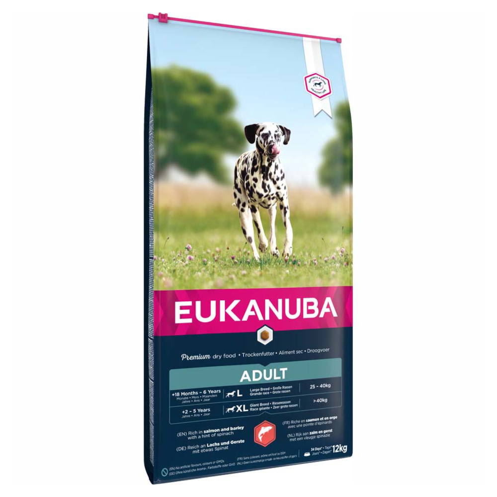Eukanuba Adult Large Breed Lachs - Sparpaket: 2 x 12 kg von Eukanuba