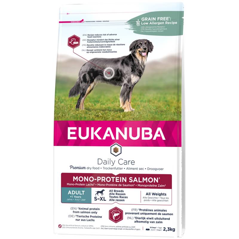 Eukanuba Adult Mono-Protein mit Lachs - Sparpaket: 2 x 2,3 kg von Eukanuba