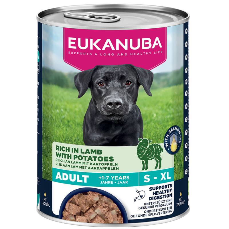 Eukanuba Adult Reich an Lamm mit Kartoffeln - Sparpaket: 48 x 400 g Eukanuba Adult Reich an Lamm mit Kartoffeln - Sparpaket: 48 x 400 g von Eukanuba