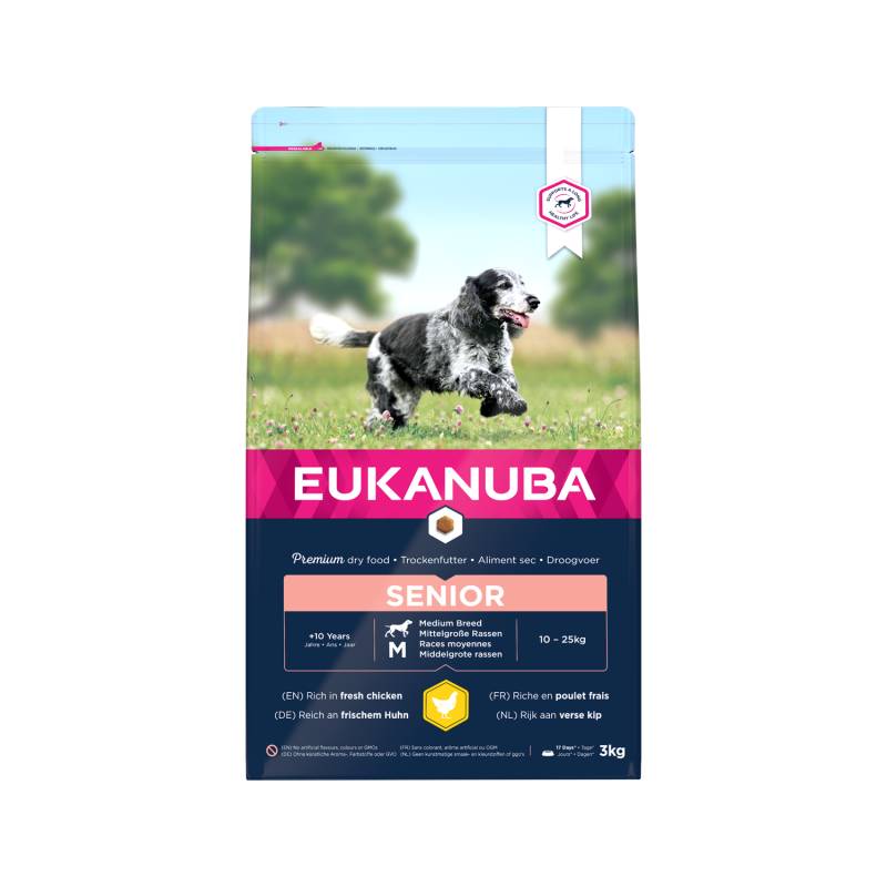 Eukanuba Caring Senior Medium Breed Hundefutter - 12 kg von Eukanuba