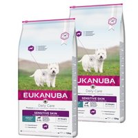 EUKANUBA Trockenfutter Hund Daily Care Sensible Haut Adult 2x12 kg von EUKANUBA