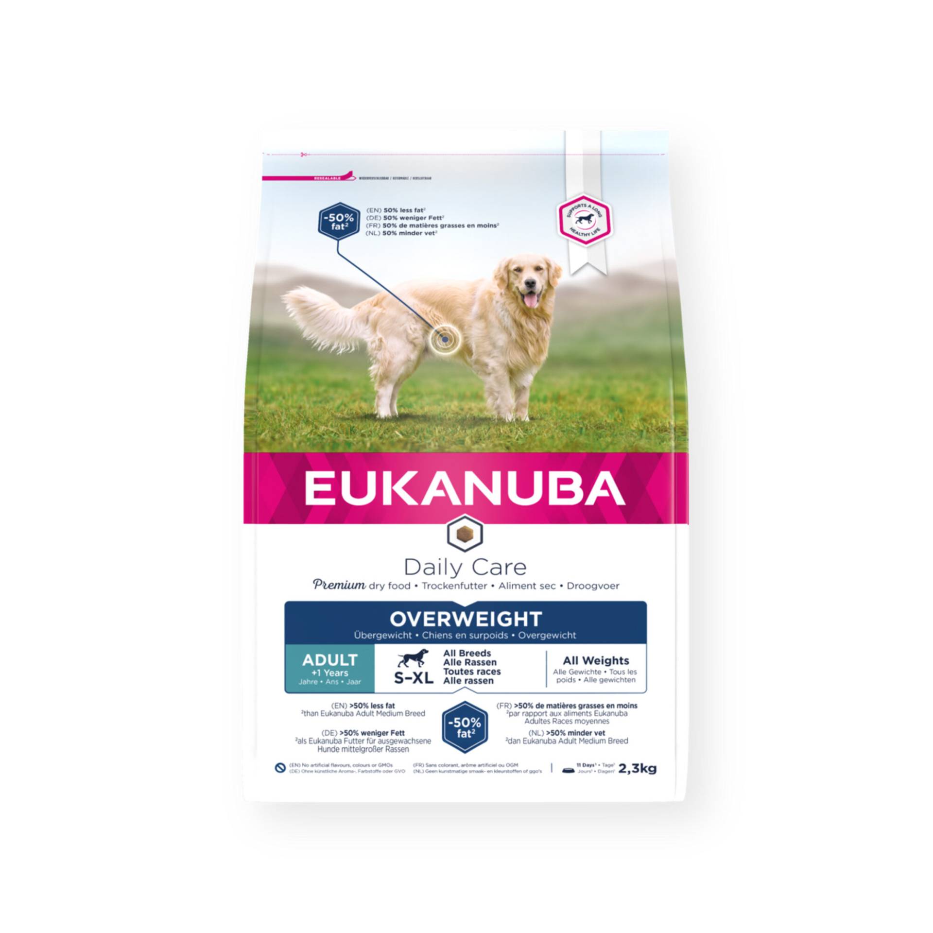 Eukanuba Daily Care Übergewichtiger - aller Rassen – Huhn – 12 kg von Eukanuba