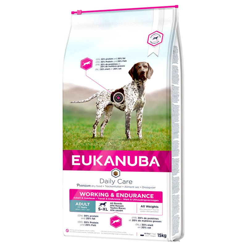 Eukanuba Daily Care Working & Endurance Adult Dog - 15 kg von Eukanuba
