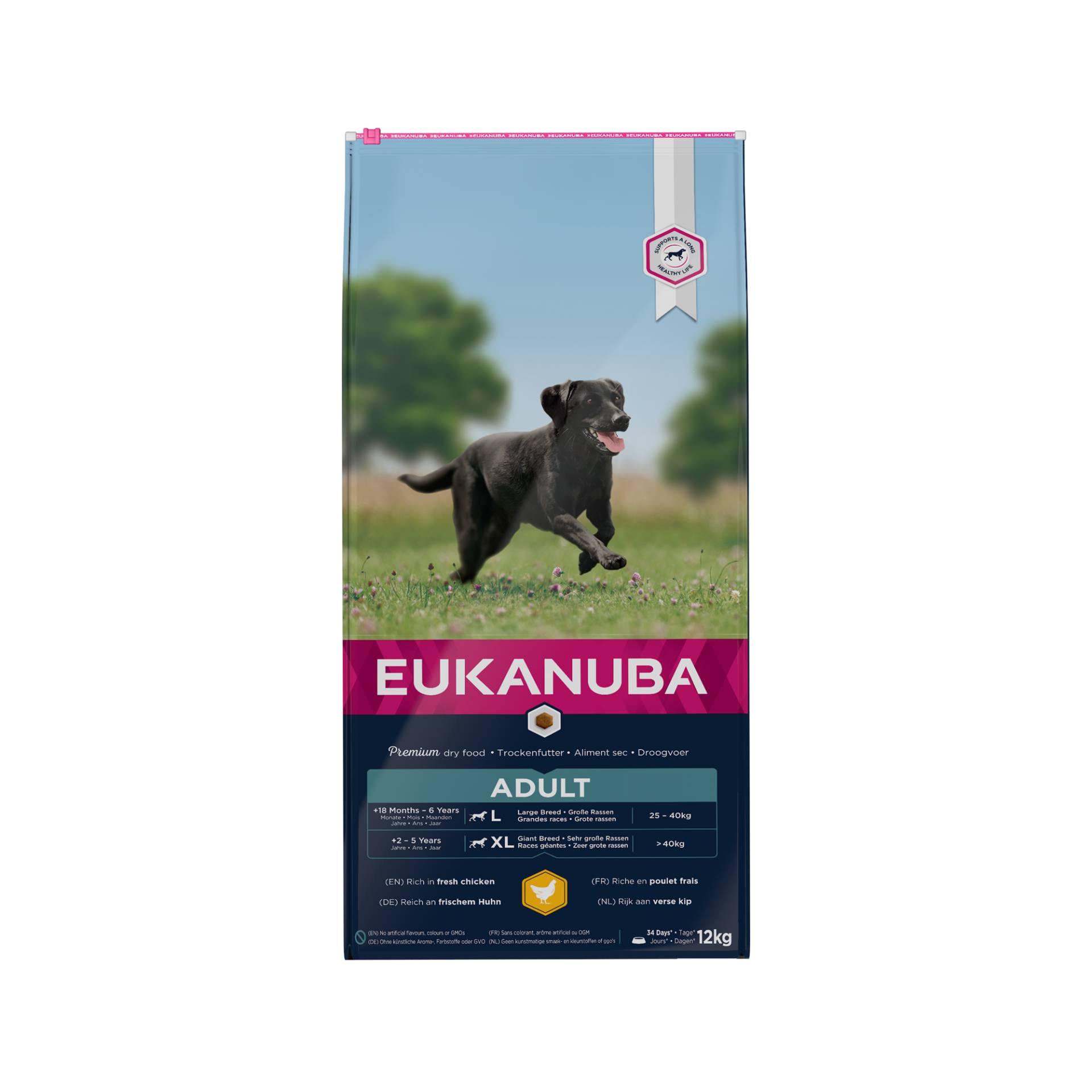 Eukanuba Dog - Active Adult - Large Breed - 2 x 12 kg von Eukanuba