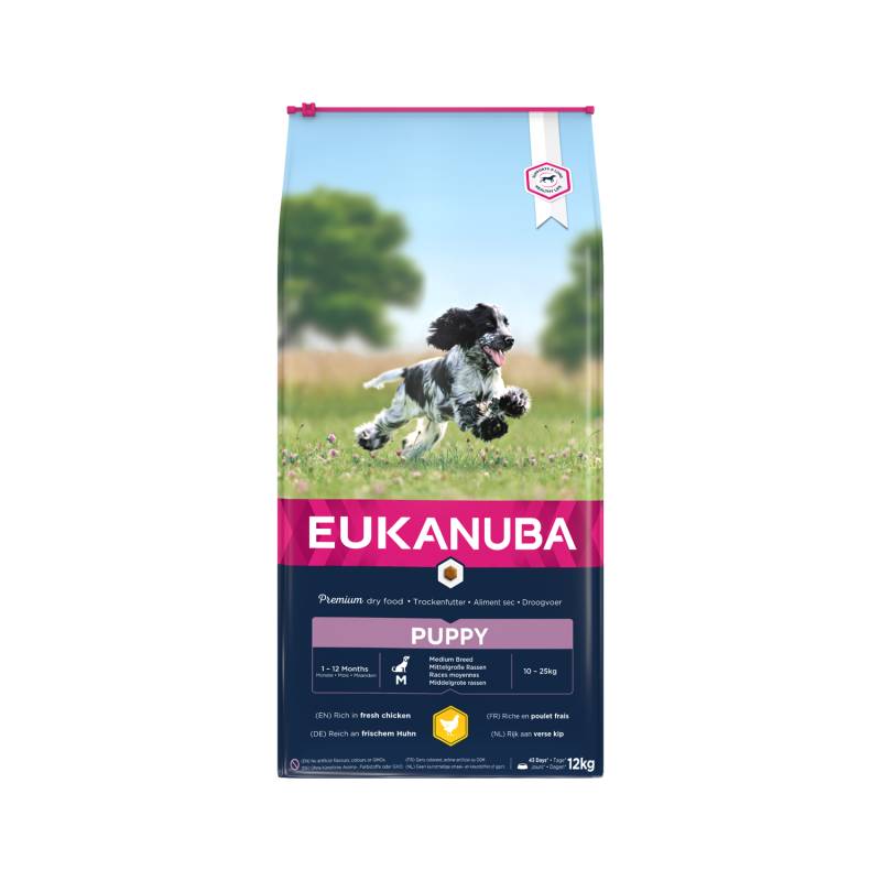 Eukanuba Dog Medium Breed Puppy Hundefutter - 12 kg von Eukanuba