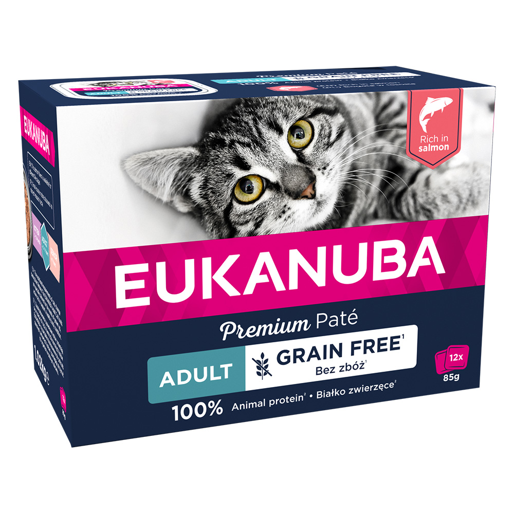 Eukanuba Getreidefrei Adult 12 x 85 g - Lachs von Eukanuba