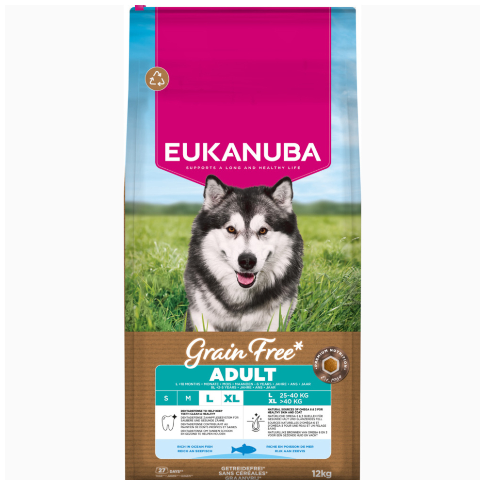 Eukanuba Grain Free Adult Large & Giant Breed Seefisch - 12 kg Eukanuba Grain Free Adult Large & Giant Breed Seefisch - 12 kg von Eukanuba