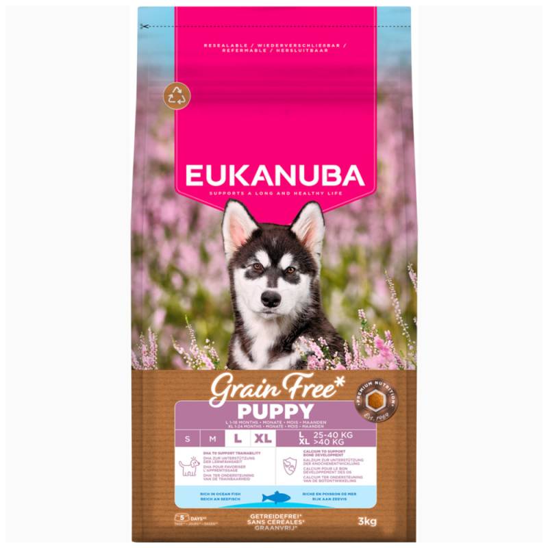 Eukanuba Grain Free Puppy Large & Giant Breed Seefisch - 3 kg von Eukanuba