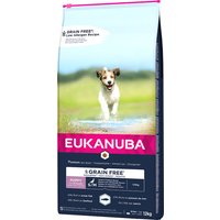 Eukanuba Grain Free Puppy Small / Medium Breed mit Lachs - 2 x 12 kg von Eukanuba
