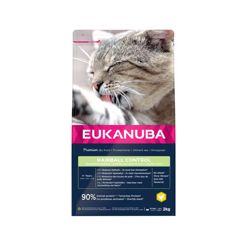 Eukanuba Hairball Control Katzenfutter - 2 kg von Eukanuba