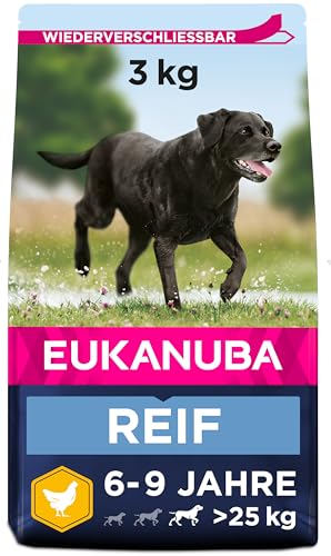 Eukanuba Hundefutter mit frischem Huhn für große Rassen, Premium Trockenfutter für reife Hunde, 3 kg von Eukanuba