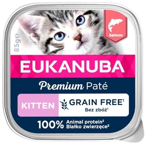 Eukanuba Kätzchen Pastete, Lachs, ohne Getreide, 85 g Eukanuba Kätzchen Pastete, Lachs, ohne Getreide, 85 g von Eukanuba