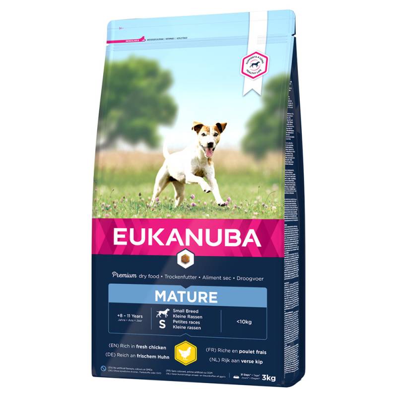 Eukanuba Mature Dog Small Breed Huhn - Sparpaket: 2 x 3 kg von Eukanuba