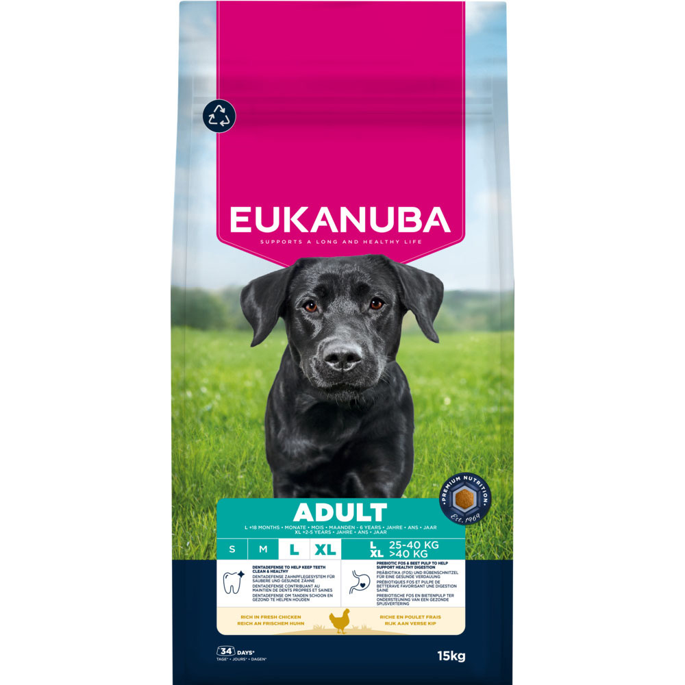 Eukanuba Premium Nutrition Adult Large & Giant Breed Huhn - Sparpaket: 2 x 15 kg von Eukanuba