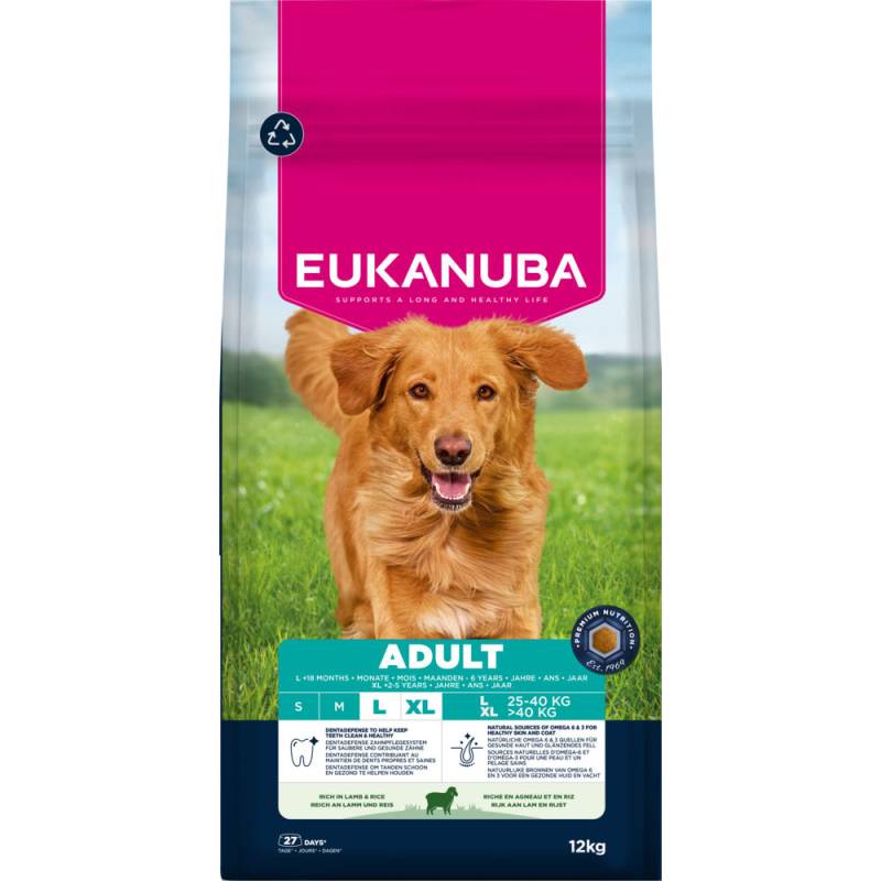Eukanuba Premium Nutrition Adult Large & Giant Breed Lamm & Reis - 12 kg von Eukanuba
