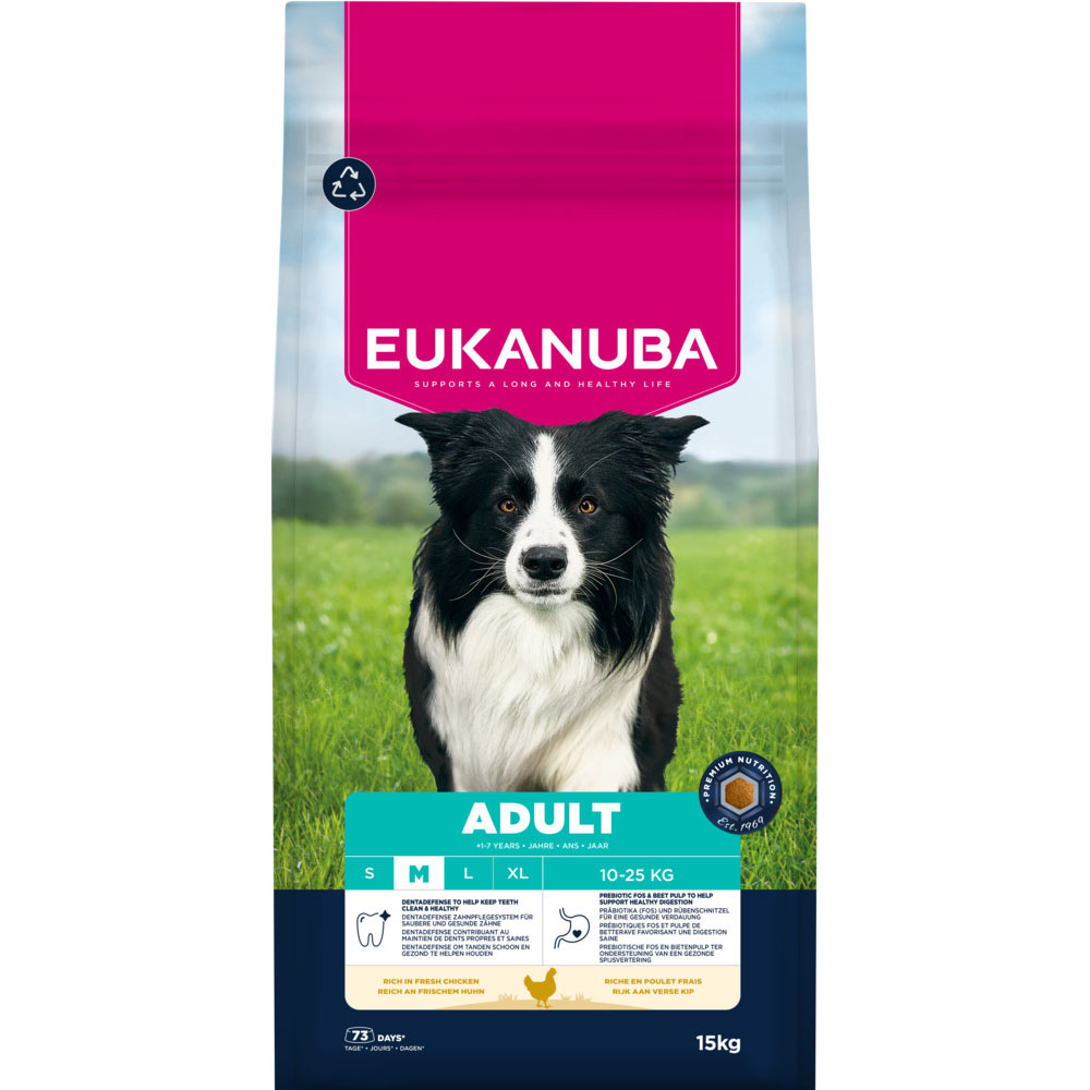 Eukanuba Premium Nutrition Adult Medium Breed Huhn - Sparpaket: 2 x 15 kg von Eukanuba