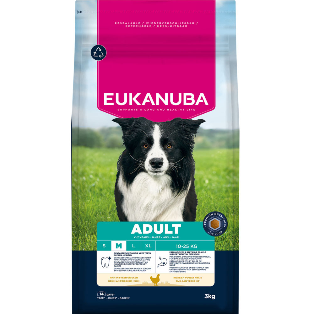 Eukanuba Premium Nutrition Adult Medium Breed Huhn - Sparpaket: 2 x 3 kg Eukanuba Premium Nutrition Adult Medium Breed Huhn - Sparpaket: 2 x 3 kg von Eukanuba