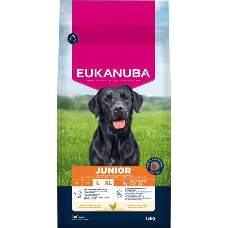 Eukanuba Premium Nutrition Junior Large & Giant Breed Huhn - Sparpaket: 2 x 15 kg von Eukanuba