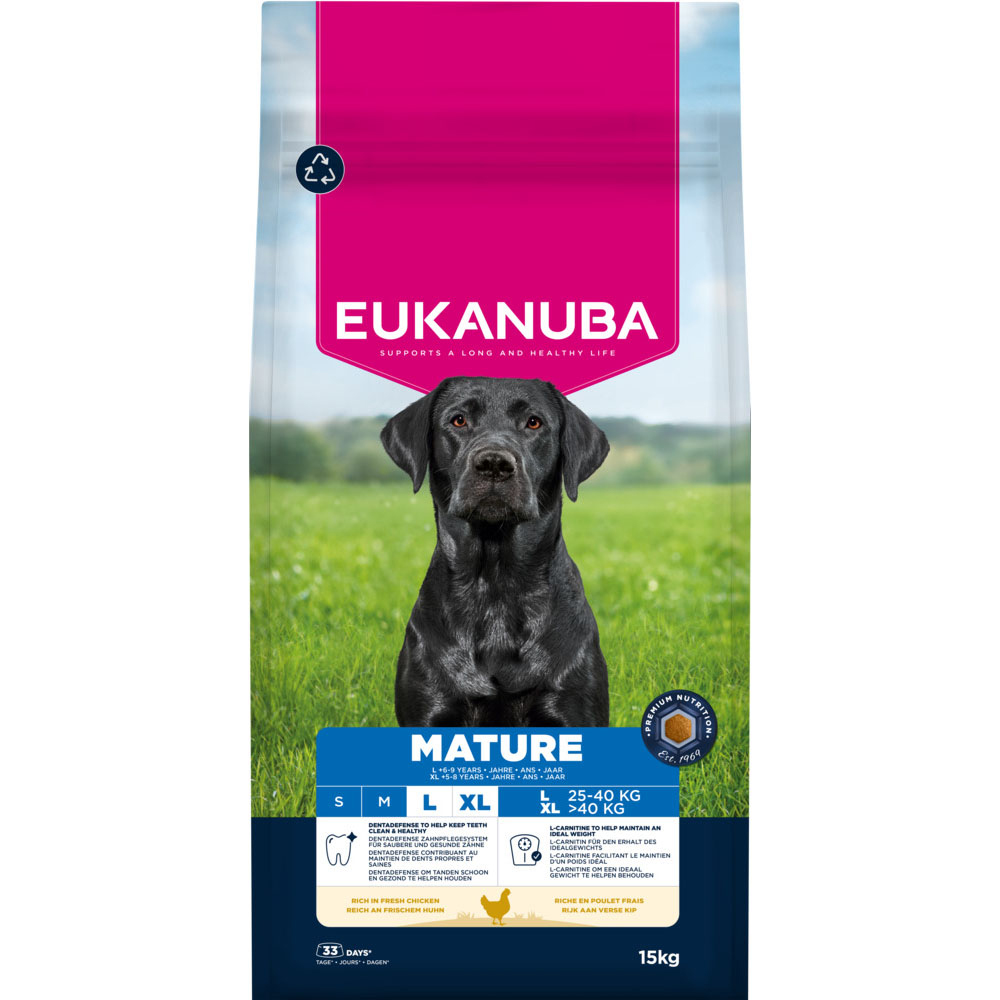 Eukanuba Premium Nutrition Mature Large & Giant Breed Huhn - Sparpaket: 2 x 15 kg von Eukanuba