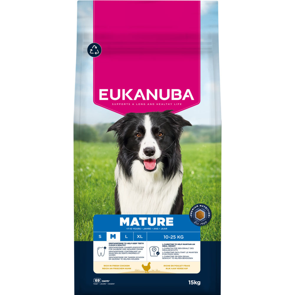 Eukanuba Premium Nutrition Mature Medium Breed Huhn - Sparpaket: 2 x 15 kg von Eukanuba