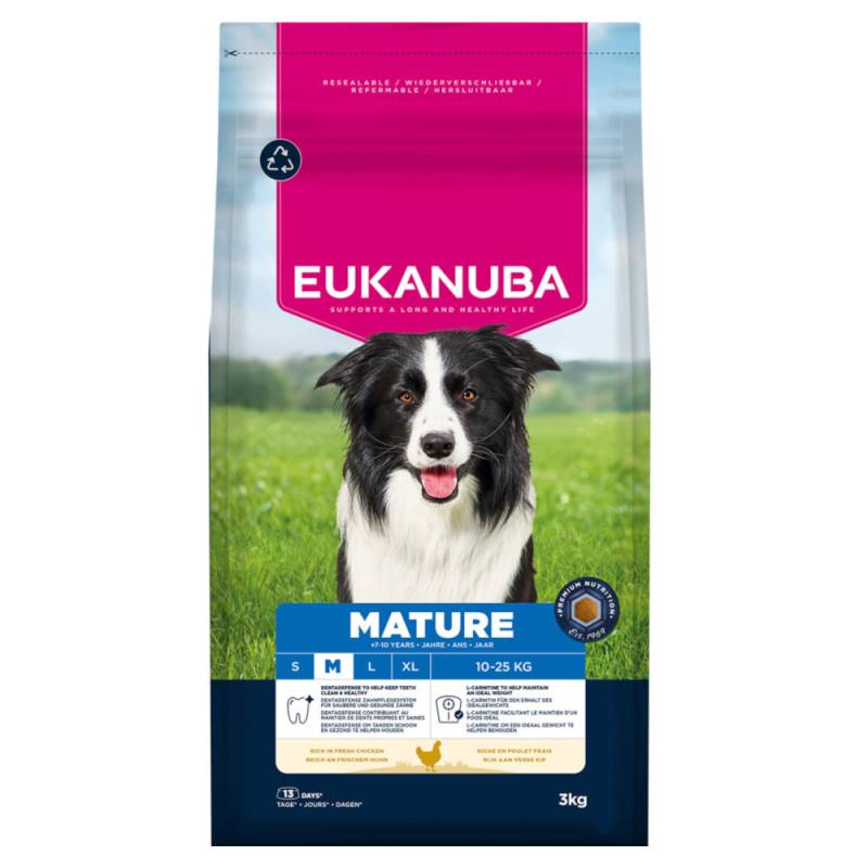 Eukanuba Premium Nutrition Mature Medium Breed Huhn - Sparpaket: 2 x 3 kg Eukanuba Premium Nutrition Mature Medium Breed Huhn - Sparpaket: 2 x 3 kg von Eukanuba