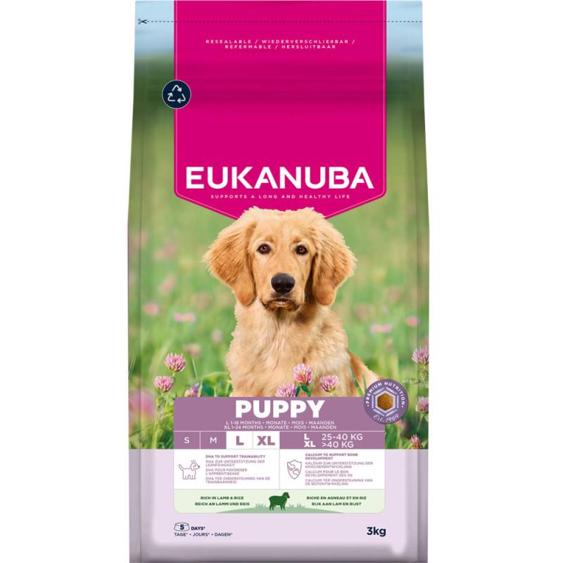 Eukanuba Premium Nutrition Puppy Large & Giant Breed Lamm & Reis - Sparpaket: 2 x 12 kg von Eukanuba