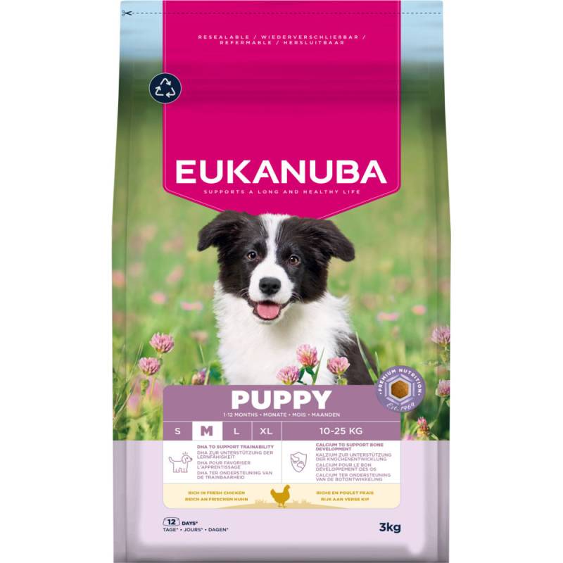 Eukanuba Premium Nutrition Puppy Medium Breed Huhn - Sparpaket: 2 x 15 kg von Eukanuba