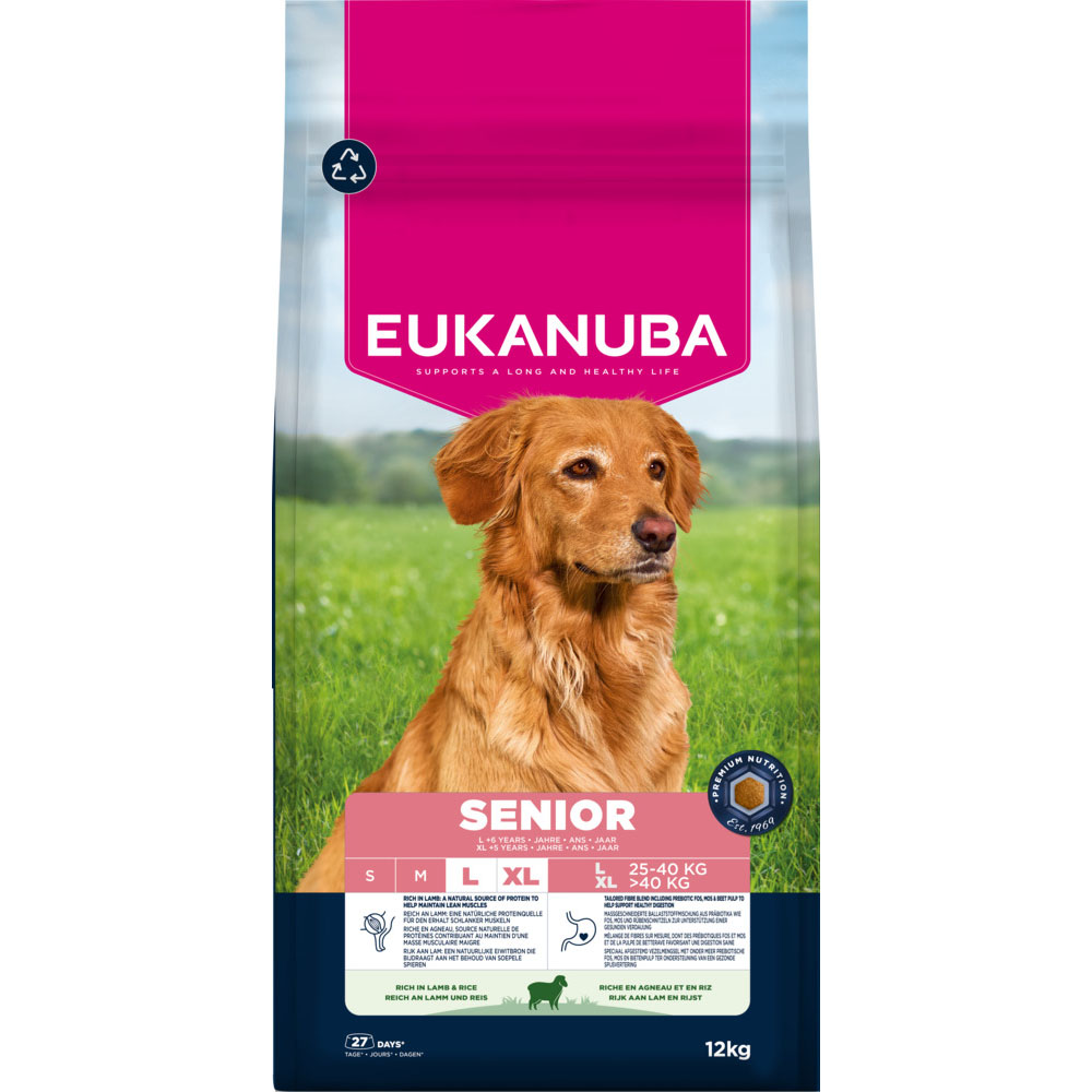Eukanuba Premium Nutrition Senior Large & Giant Breed Lamm & Reis - 12 kg Eukanuba Premium Nutrition Senior Large & Giant Breed Lamm & Reis - 12 kg von Eukanuba