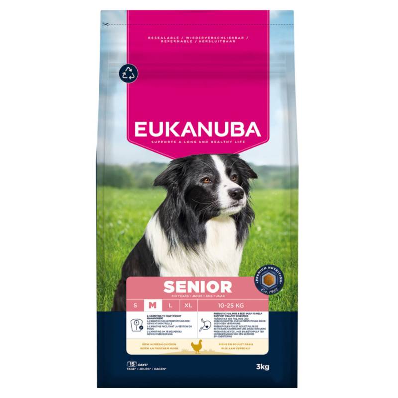 Eukanuba Premium Nutrition Senior Medium Breed Huhn - 3 kg Eukanuba Premium Nutrition Senior Medium Breed Huhn - 3 kg von Eukanuba