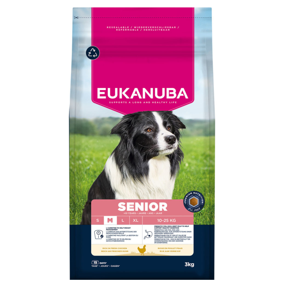 Eukanuba Premium Nutrition Senior Medium Breed Huhn - Sparpaket: 2 x 3 kg Eukanuba Premium Nutrition Senior Medium Breed Huhn - Sparpaket: 2 x 3 kg von Eukanuba
