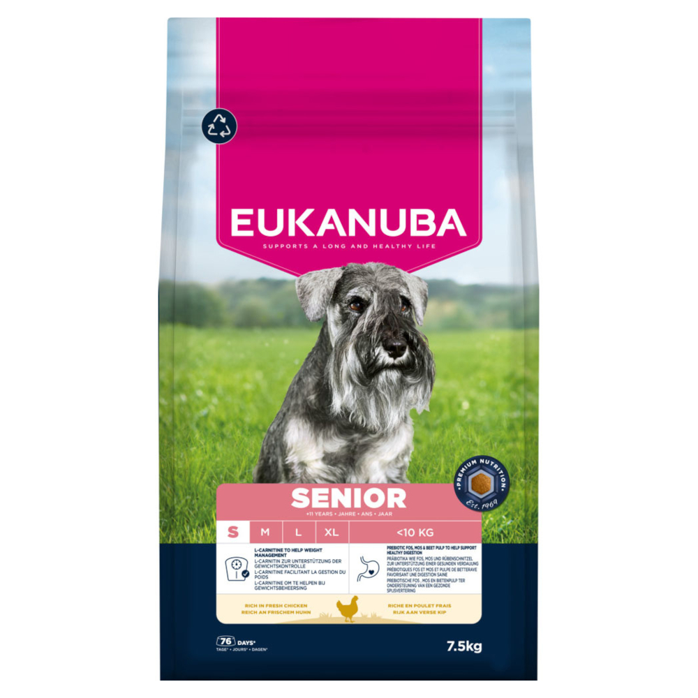 Eukanuba Premium Nutrition Senior Small Breed Huhn - 7,5 kg Eukanuba Premium Nutrition Senior Small Breed Huhn - 7,5 kg von Eukanuba