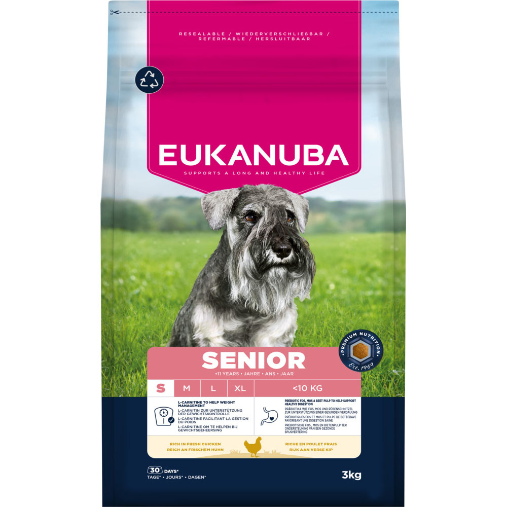 Eukanuba Premium Nutrition Senior Small Breed Huhn - Sparpaket: 2 x 3 kg von Eukanuba