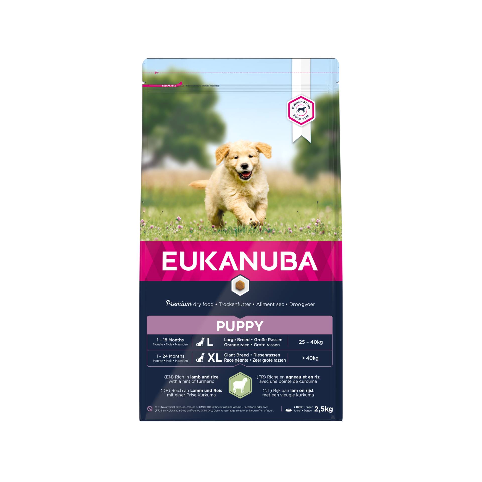 Eukanuba Puppy All Breeds (Lamm) 2,5 kg von Eukanuba