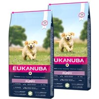 EUKANUBA Trockenfutter Hund Puppy, Lamm & Reis 2x12 kg von EUKANUBA