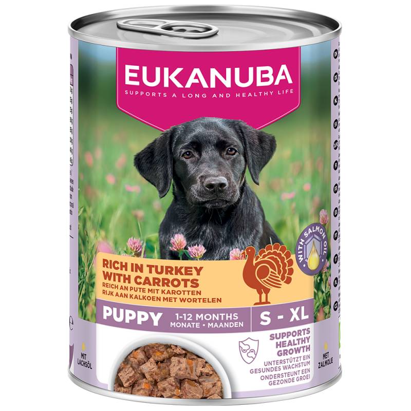 Eukanuba Puppy Reich an Pute mit Karotten - Sparpaket: 48 x 400 g Eukanuba Puppy Reich an Pute mit Karotten - Sparpaket: 48 x 400 g von Eukanuba