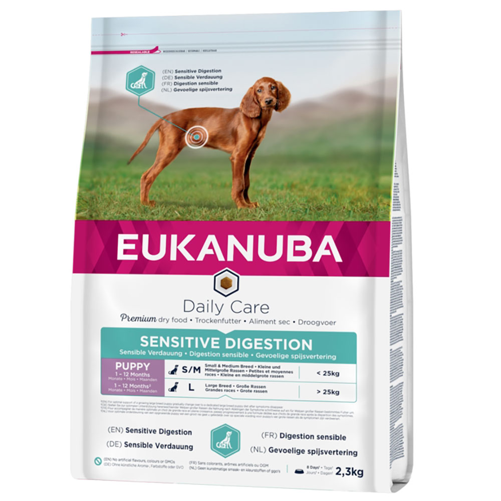 Eukanuba Puppy Sensitive Digestion mit Huhn & Pute - 2,3 kg von Eukanuba