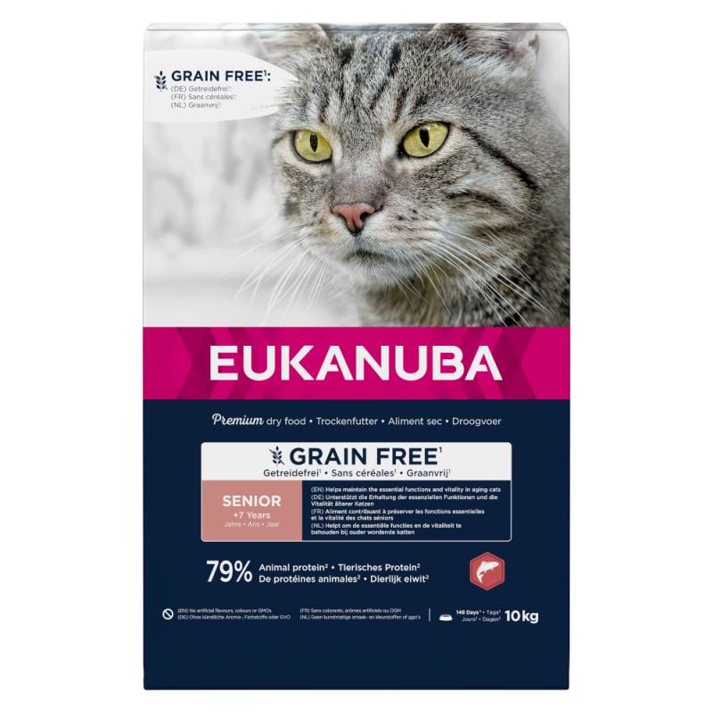 Eukanuba Senior Grain Free Reich an Lachs - Sparpaket: 3 x 2 kg von Eukanuba