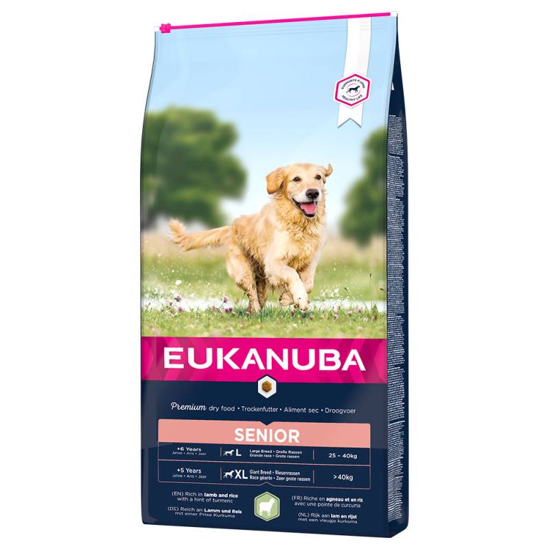 Eukanuba Senior Large & Giant Breed Lamm & Reis - Sparpaket: 2 x 12 kg von Eukanuba