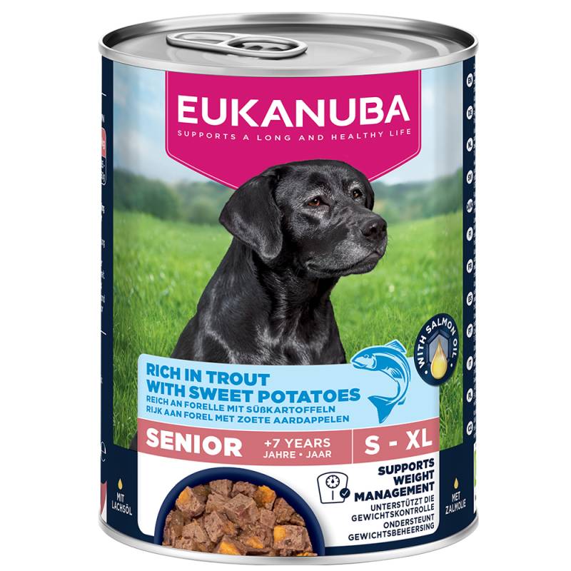 Eukanuba Senior Reich an Forelle mit Süßkartoffeln - Sparpaket: 48 x 400 g Eukanuba Senior Reich an Forelle mit Süßkartoffeln - Sparpaket: 48 x 400 g von Eukanuba
