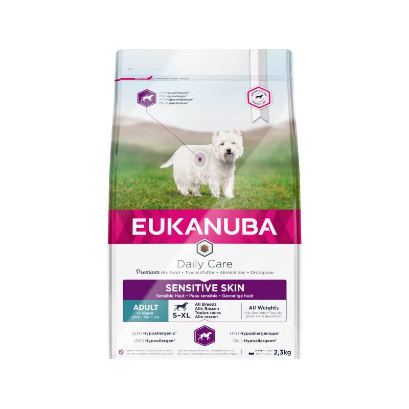 Eukanuba Sensitive Skin Daily Care Hundefutter - 2,3 kg von Eukanuba